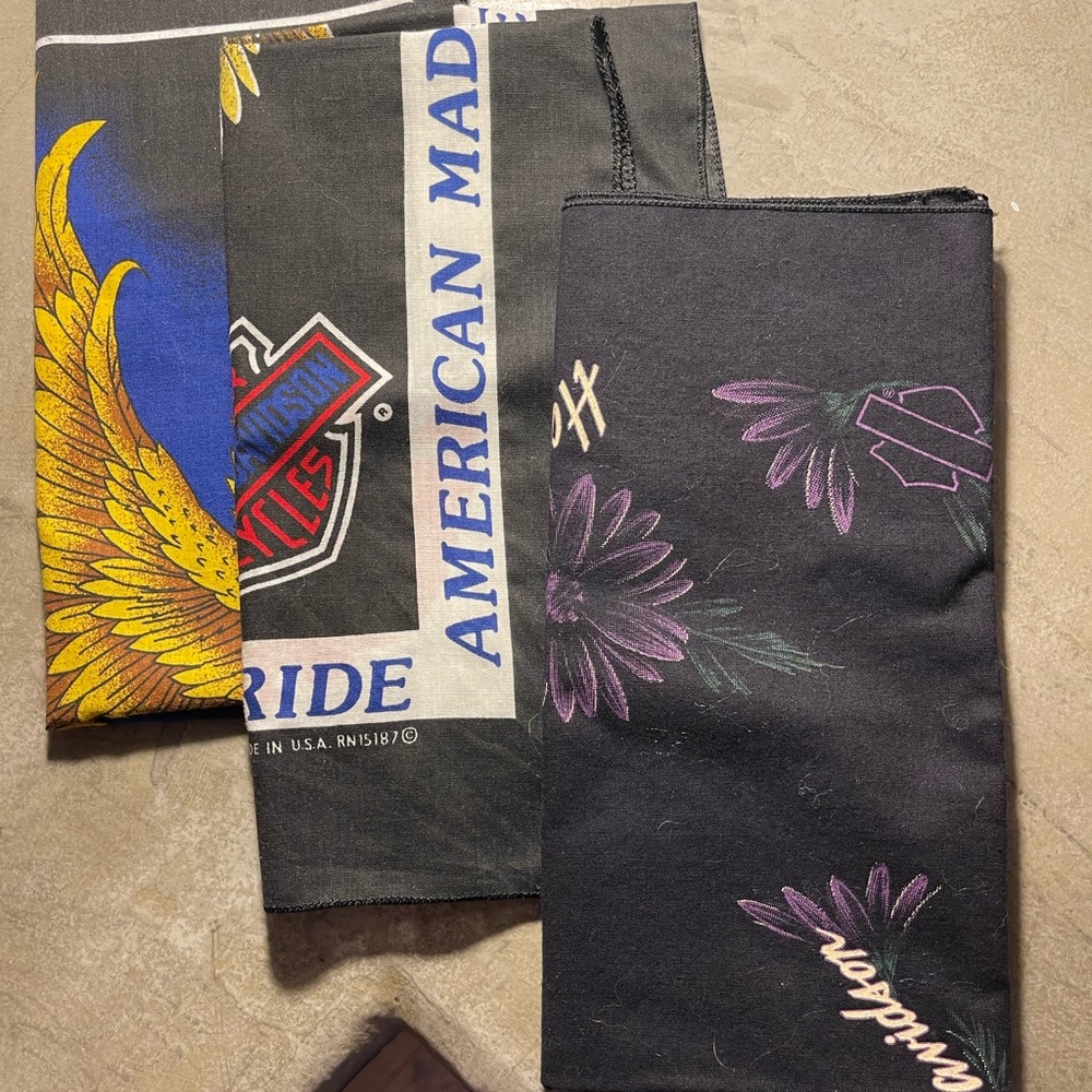 Harley-Davidson - set of 3 unisex bandanas
